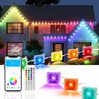 Daybetter 300FT Permanent Outdoor Lights, Rgb Eaves String With 150 Leds, New. Price: $130.97.