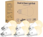 Outdoor Dusk To Dawn Light Bulbs, 13W(100W Equivalent), E26 3000K, Built-in Phot New. Price: $43.78.