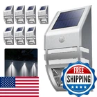 Roopure 8 Pack Solar Wall Lights Stainless Steels Outdoor Waterproof Motion New. Price: $112.31.