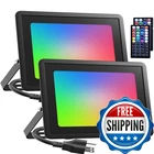 Meloght Led Outdoor 800W Equiv 100W Rgb Color Changing Floodlights New. Price: $112.11.