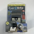 New Ever Brite Motion Activated Led Solar Light, Black. Price: $14.36.