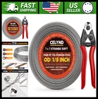 Stainless Steel Cable For Railing - 150FT 1/8" T316 Wire Rope Deck New. Price: $52.99.