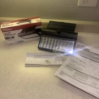 Hyper Tough 1500-LUMEN Linkable Led Solar Street Light Motion Detection Path Used. Price: $22.99.