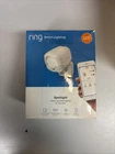Ring Smart Lighting Led Spotlight Battery Powered - White Open. Price: $28.99.