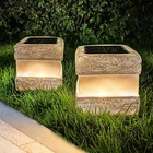 2 Pack Solar Lights Outdoor - Powered Landscape Ground Fake Rocks New. Price: $47.77.