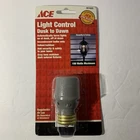 Ace Dusk Dawn Automatic Light Control Screw For Incandescent Bulbs(k New. Price: $9.99.