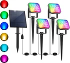 T-sun Rgb Solar Outdoor Color Changing Lights Waterproof Garden New. Price: $47.99.