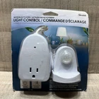 New Westek Indoor Plug-in Corded Motion Activated Light Control MLC12BC. Price: $27.95.