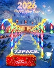 Anordsem Solar Christmas Decorations Outdoor: 21" 12 Pack, Colorful-star New. Price: $64.57.