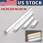 Rechargeable Led Motion Sensor Under Cabinet Closet Light Usb Kitchen Lamp Strip New. Price: $116.38.