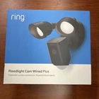Ring Floodlight Wired Plus 1080P Outdoor Wifi Camera With Night Vision Black New. Price: $114.90.