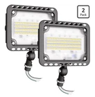 Cinoton 65W Led Flood Light 2 Pack Outdoor Security Wall IP65 5000K Black Open. Price: $32.39.