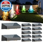 Polarpra Solar Fence Lights 12 Pack Waterproof Outdoor Led Wall Rgb White New. Price: $78.74.