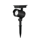 Solar Powered Black Led Landscape Spot Light, 60 Lumens New. Price: $27.86.
