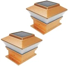 Relightable 2-PACK 4"X4" Garden Solar Post Deck Cap Fence Mount Led New. Price: $16.99.