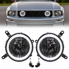 Fog Led Halo Running Smoke Lens Ford Mustang Gt 2005-2009 Rh&lh New. Price: $84.99.