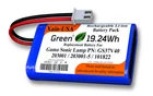 Replacement Battery For Gama Sonic GS37V40, 3.7V 5200MAH, 101822/203001/203001 New. Price: $24.99.