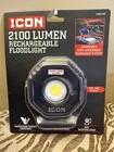 Icon Lumens Floodlight Rechargable Magnetic 360 Rotating LWR2100 New. Price: $41.04.