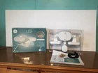Outdoor Flood 250W White Ge Led+ Linkable Motion Lights Open. Price: $28.00.