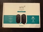 New 2-PACK Arlo Essential Outdoor Security Cameras Night Vision 2K (2025). Price: $47.49.