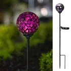 Vcuteka Solar Lights Outdoor Decorative - Mosaic Garden Purple New. Price: $25.46.