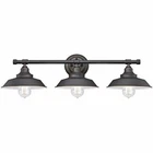 Ciata Lighting Iron Hill 3-LIGHT Indoor Wall Fixture, Oil Rubbed Bronze Finish New. Price: $125.21.