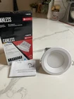 Utilitech 4.3" Led Color Changing Canless Downlight Singles 580 Lumens Dimmable New. Price: $7.52.