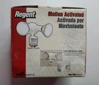 Regent Motion Activated Security Floodlight Adjustable Settings New. Price: $14.00.