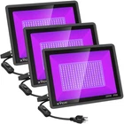 200W Led Flood Lights 3 Pack Black Outdoor Plug In For Party New. Price: $95.50.