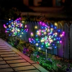 Anordsem Solar Garden Lights Outdoor: 120 Led Sparkler Pack, Colored New. Price: $24.99.