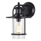 11" Bronze Motion Sensor Outdoor Wall Light W/ Dualux Vintage Bulb & Glass Shade New. Price: $89.77.