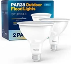 Sunco Outdoor Flood Bulbs, PAR38 Led Lights Waterproof, 1800 Lm, 15W New. Price: $23.78.
