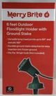 Merry Brite Feet Outdoor Floodlight Holder With Ground Stake (699170) New. Price: $16.99.