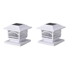 Mission-style Solar Post Cap And Deck Railing Lights 2 Pack New. Price: $59.99.