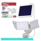 Hyper Tough Solar Three Head Led Motion Sensing Security Flood Light, Outdoor New. Price: $36.92.