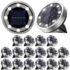 Vighep Solar Ground LIGHTS,18 Flat M-18PACK, Cold White-silver Edge New. Price: $76.86.