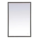 Elegant Decor Pier 18X30" Led Mirror With Adjustable Color Temperature In Black New. Price: $324.97.
