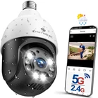 Symynelec 5GHZ/2.4GHZ Light Bulb Security Camera Outdoor Waterproof 2.5K, Dual-b New. Price: $76.77.