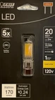 Feit Electric 20-WATT Bright White GY8.6 Dimmable Bi-pin Led Light Bulb New. Price: $5.99.