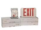 Lot Of 4: Ciata Lighting B01N9236LN Led Red Emergency Exit Sign, Battery Backup New. Price: $149.99.