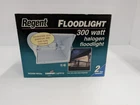 Regent WQ300 300W Halogen Outdoor Flood Light White Weather Resistant Wall Mount New. Price: $18.00.