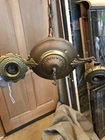Llt Antique 2 Arm Brass Light Fixture 15 10 +16 Inch Chain. Price: $89.00.