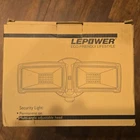 Lepower 2500LM Led Security Light Outdoor Dual Head Super Bright Flood New. Price: $29.99.
