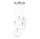 Bellevue SH10099 5 Light 28"W Led Multi Pendant - Nickel New. Price: $510.00.