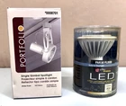 Portfolio White Track Light Head W/utilitech Pro PAR30 Led Bulb 5000K New. Price: $24.99.