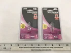 (2) New Feit Electric 40W 120V Bulb - Base X 1PK BPQ40/G9 Open. Price: $17.90.