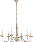 Elegant Lighting LD6007D35WD Metal Chandelier Weathered Dove Finish New. Price: $282.00.