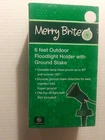 6 Ft Outdoor Floodlight Holder With Ground Stake Merry Brite New. Price: $15.00.
