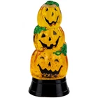Northlight 6.5" Led Lighted Stacked Jack O' Lanterns Halloween Snow Globe New. Price: $19.49.