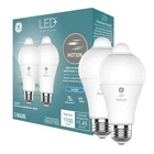 Led Bulbs 12W Motion Sensor Outdoor Daylight A21 Pack Ge Security Lights New. Price: $35.99.